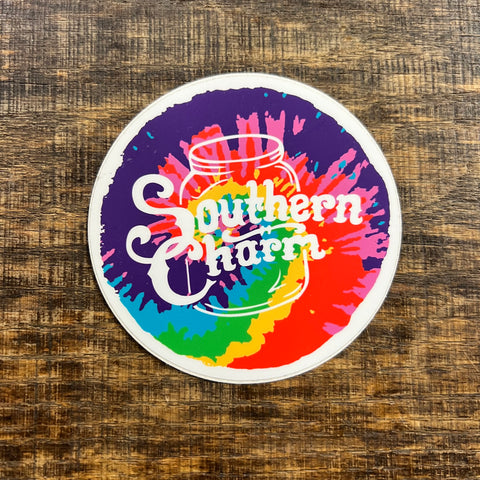 Southern Charm "Original" Sticker - Tie Dye