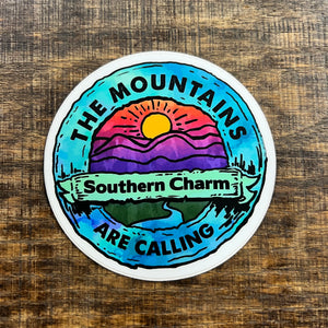 Southern Charm "Sunset" Sticker - Water Color