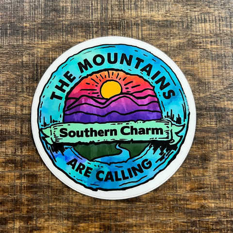 Southern Charm "Sunset" Sticker - Water Color