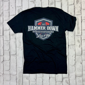 Hammer Down "Off Road Performance" Short Sleeve T-shirt - Black