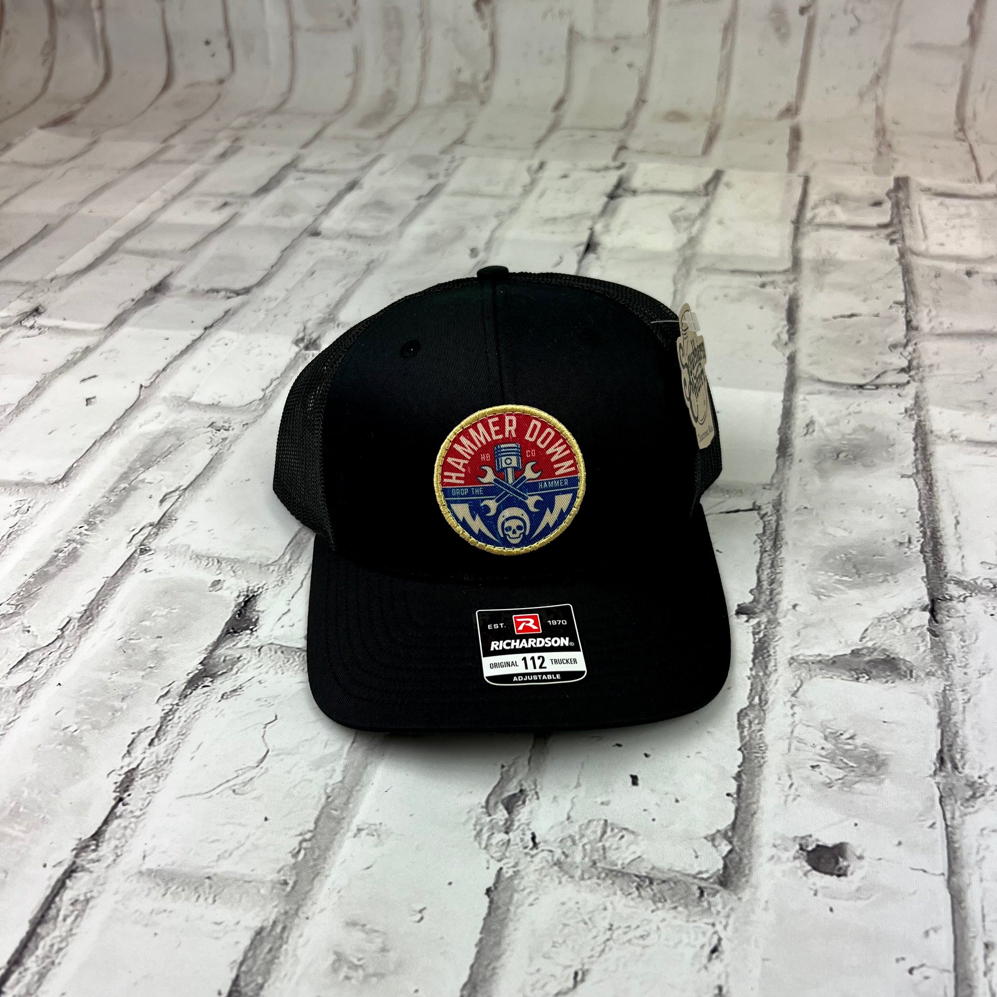 Hammer Down "Gear Head USA" Hat - Black with Rope Patch