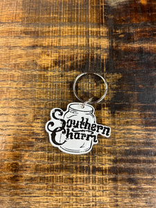 Southern Charm "Original" Keychain - Black and White