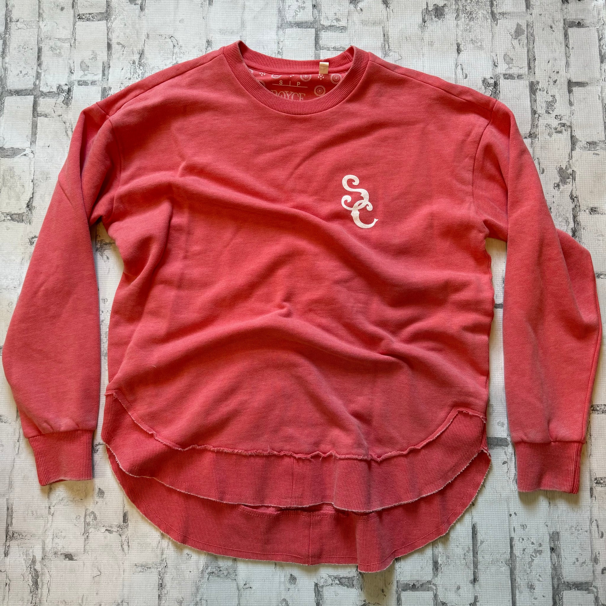 Southern Charm "Hanging SC" Sweatshirt - Coral