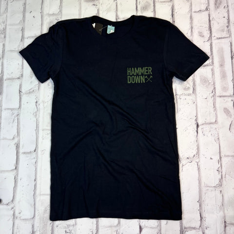 Hammer Down "Two Row" Short Sleeve T-shirt - Black