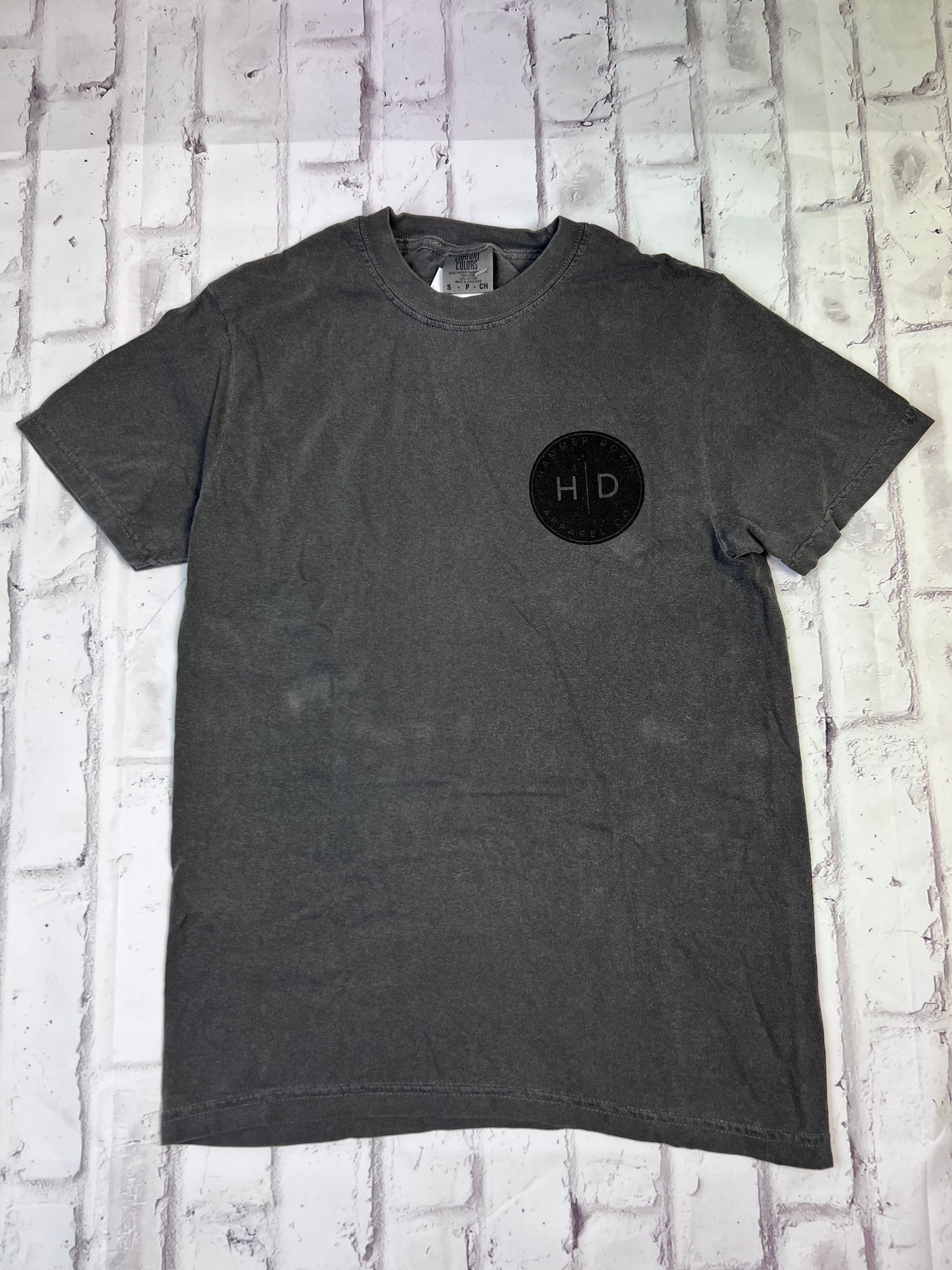 Hammer Down "Company Stamp" Short Sleeve T-shirt - Charcoal