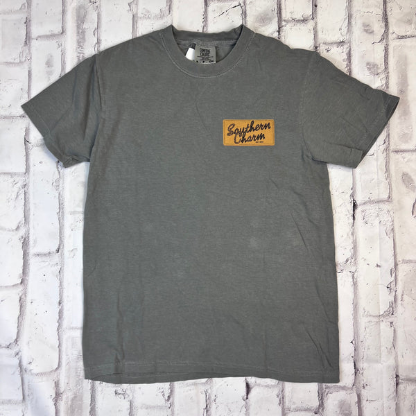Southern Charm "Rope" Short Sleeve T-shirt - Gray
