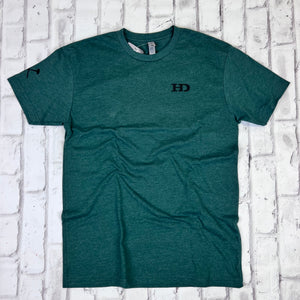 Hammer Down "Basic" Short Sleeve T-shirt - Heather Frost Green