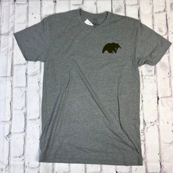 Ripple and Run "Night Ride" Short Sleeve T-shirt - Gray