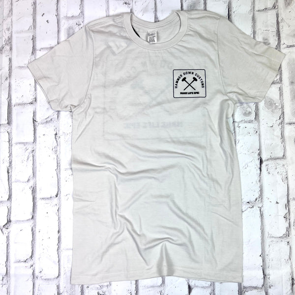 Hammer Down "Epic Squad" Short Sleeve T-shirt - Natural