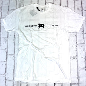 Hammer Down "Flagstick" Short Sleeve T-shirt - White
