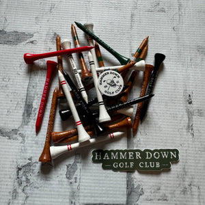 Hammer Down Golf Club "HD Golf Club" Golf Tees Assortment - Multicolor