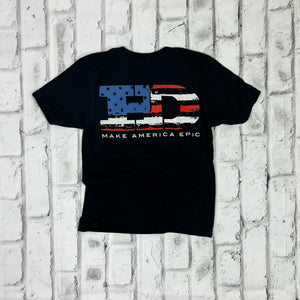 KIDS Hammer Down "Make America Epic USA" Short Sleeve T-shirt - Black - Southern Charm "Shop The Charm"