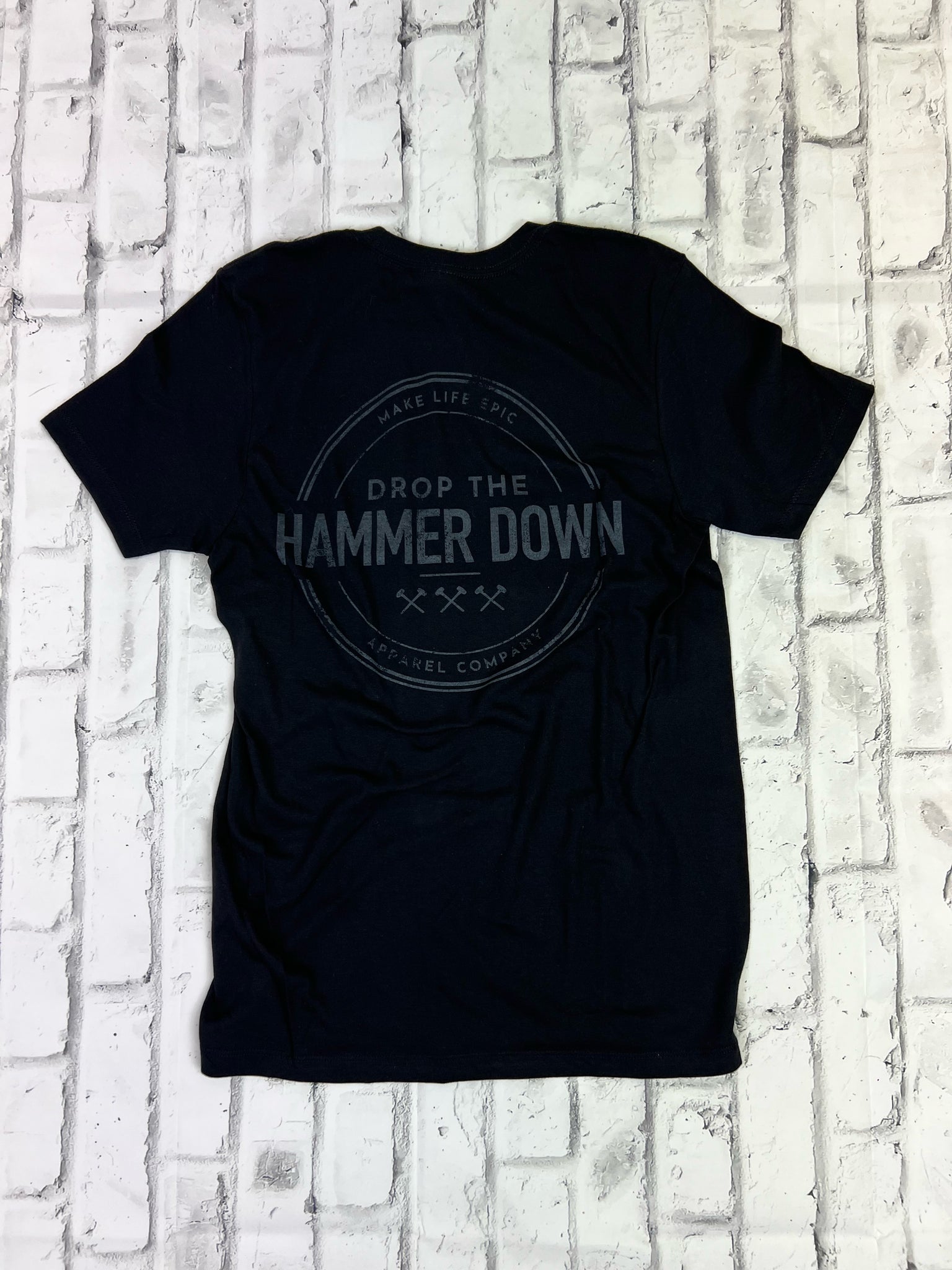 Hammer Down "MLE Circle" Short Sleeve T-shirt - Black - Southern Charm "Shop The Charm"