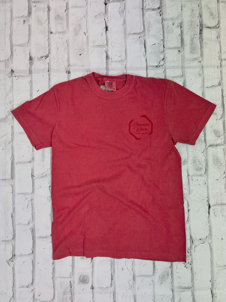 Hammer Down "Paint Octagon" Short Sleeve T-shirt - Red - Southern Charm "Shop The Charm"