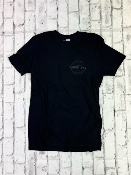 Hammer Down "MLE Circle" Short Sleeve T-shirt - Black - Southern Charm "Shop The Charm"