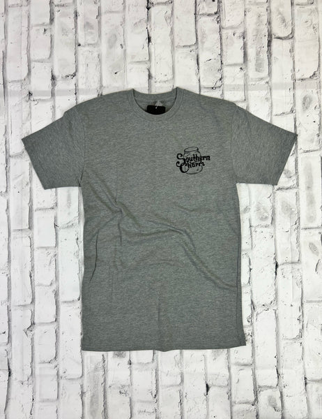 Southern Charm "Store Front" Short Sleeve T-shirt - Heather Gray - Southern Charm "Shop The Charm"