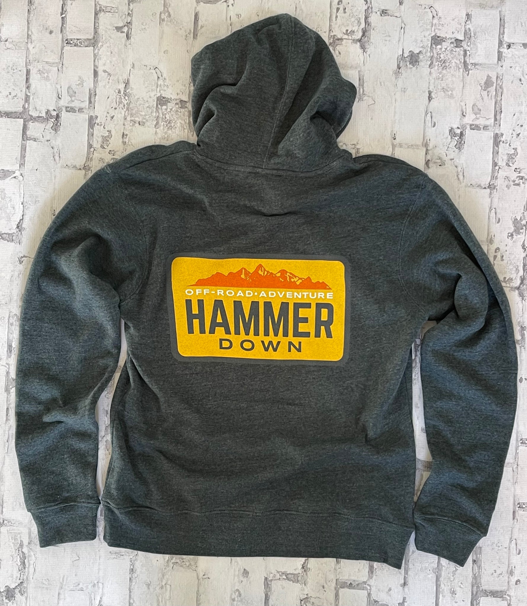 Hammer Down "Off Road Adventure" Hoodie - Heather Charcoal - Southern Charm "Shop The Charm"
