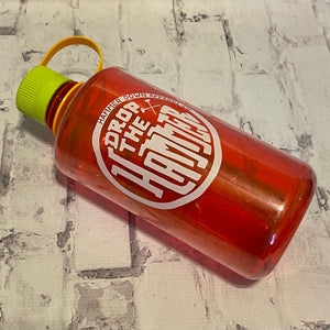 Hammer Down "Drop The Hammer" Water Bottle - Orange/Lime - Southern Charm "Shop The Charm"